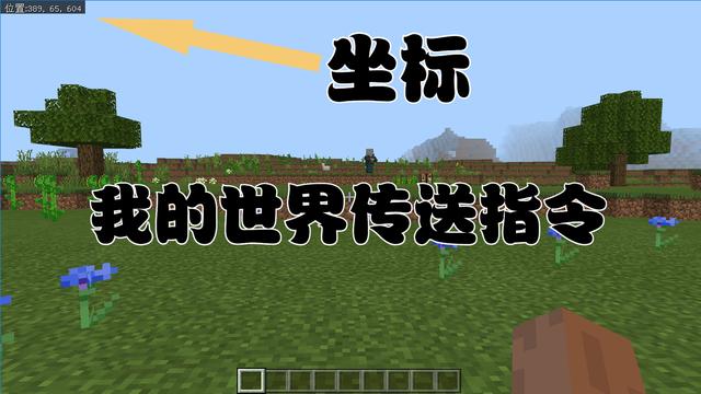我的世界传送坐标的方法