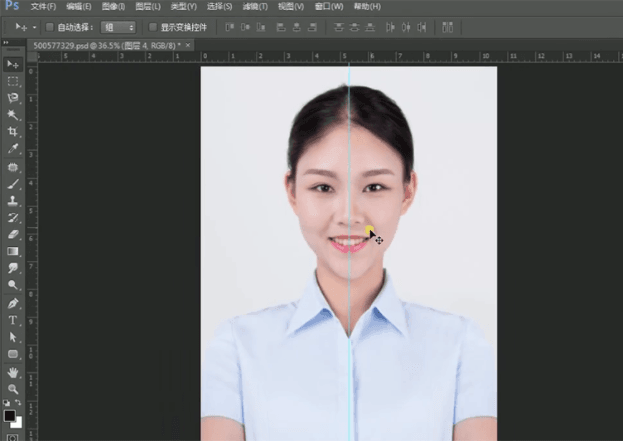 如何使用Photoshop修证件照？PS修证件照的方法-6