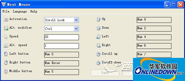 键盘操作鼠标(NeatMouse)