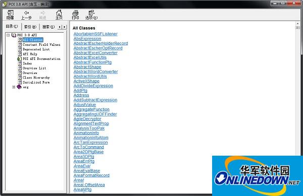 Apache poi API中文文档
