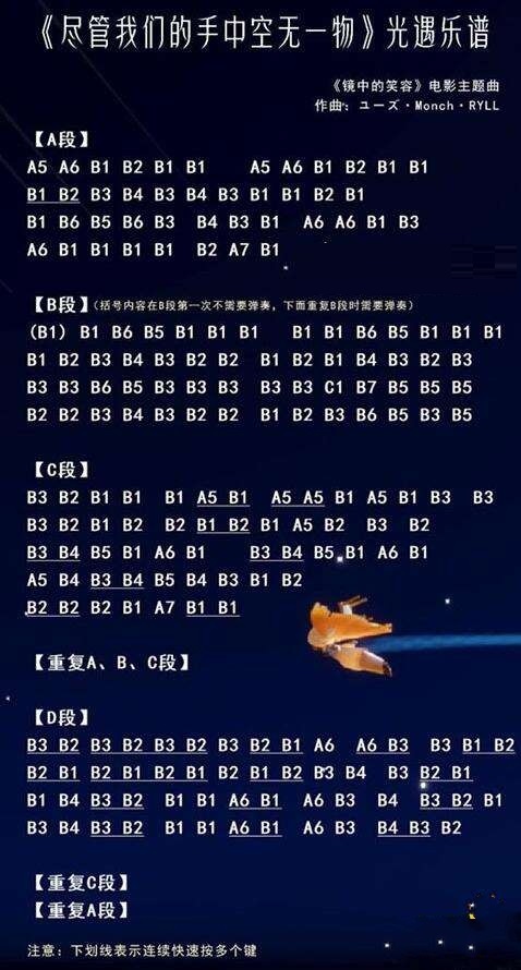 《光遇》乐谱大全