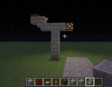 我的世界红石路灯怎么做