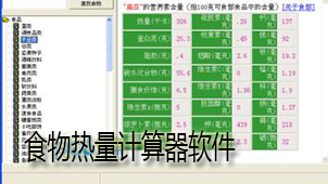 食物热量计算器软件