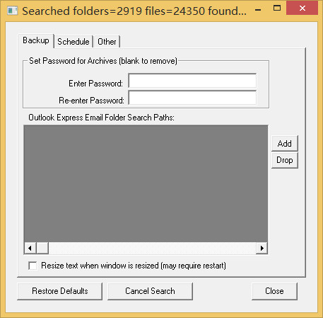 Outlook Express Email Saver
