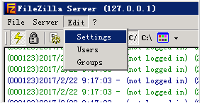 FileZilla Server电脑版下载安装 FileZilla Server截图