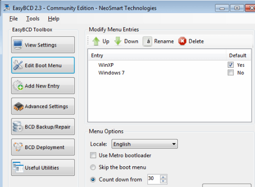 系统引导修复工具(EasyBCD)电脑版下载安装 系统引导修复工具(EasyBCD)截图