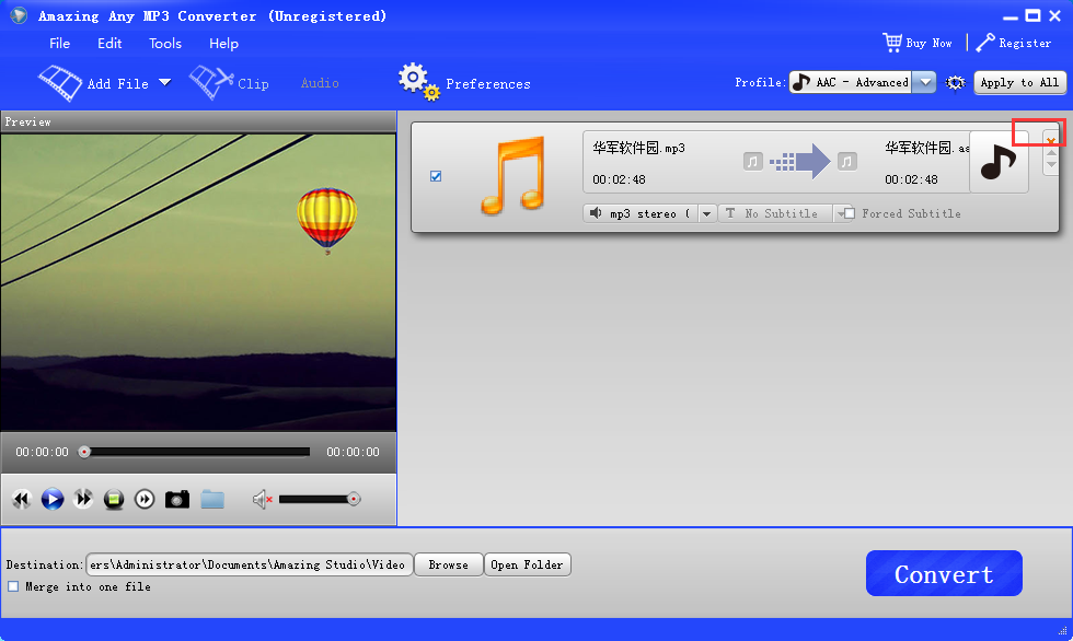 Amazing Any MP3 Converter