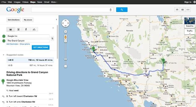 Google地图插件截图