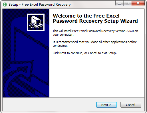 Free Excel Password Recovery截图