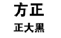 方正正大黑简体段首LOGO
