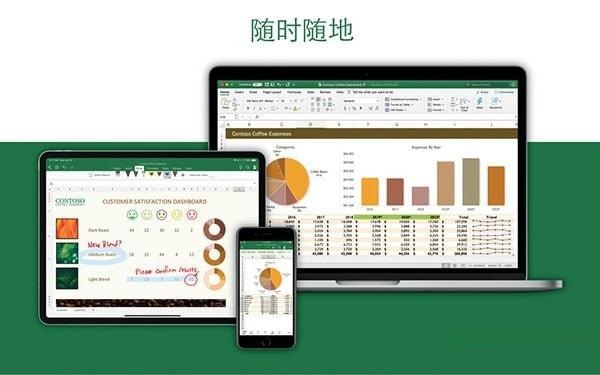 Microsoft Excel 2016 for Mac截图