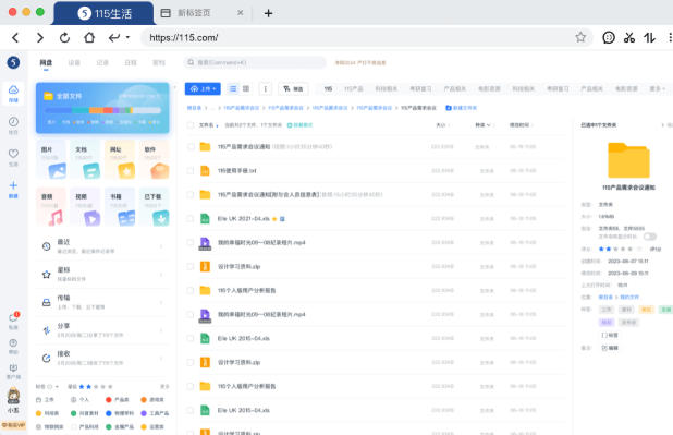 115极速浏览器截图