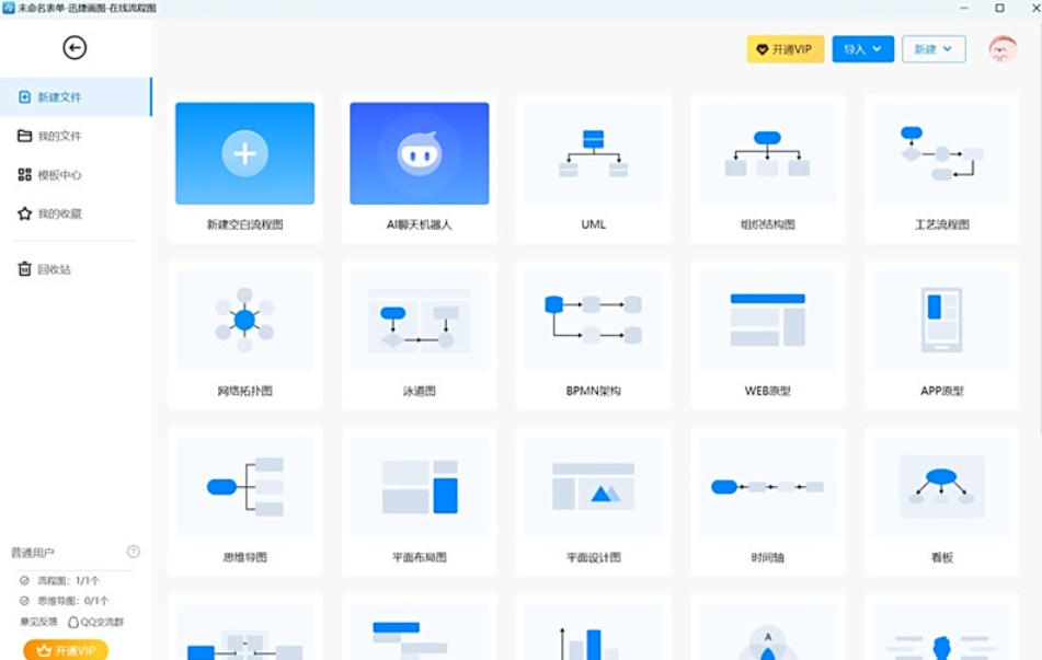 迅捷流程图软件截图
