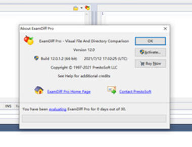 examdiff文件对比工具截图