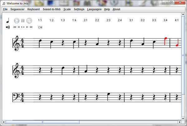 画五线谱软件welcome to jniz