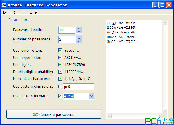 随机密码生成器(RandPass)
