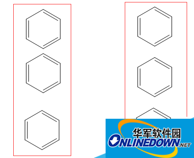垂直分布前后效果对比