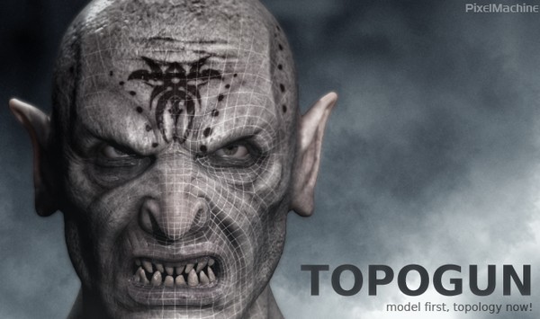 重建拓扑结构三维软件-TOPOGUN截图