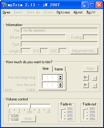 mp3截取工具截图