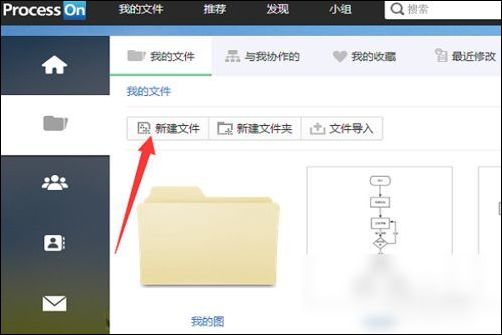 ProcessOn新建文件的具体操作流程